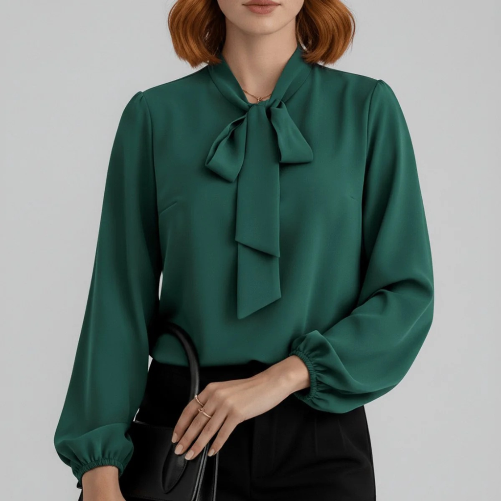 Ottilie | Damen Elegante Langarm Bluse