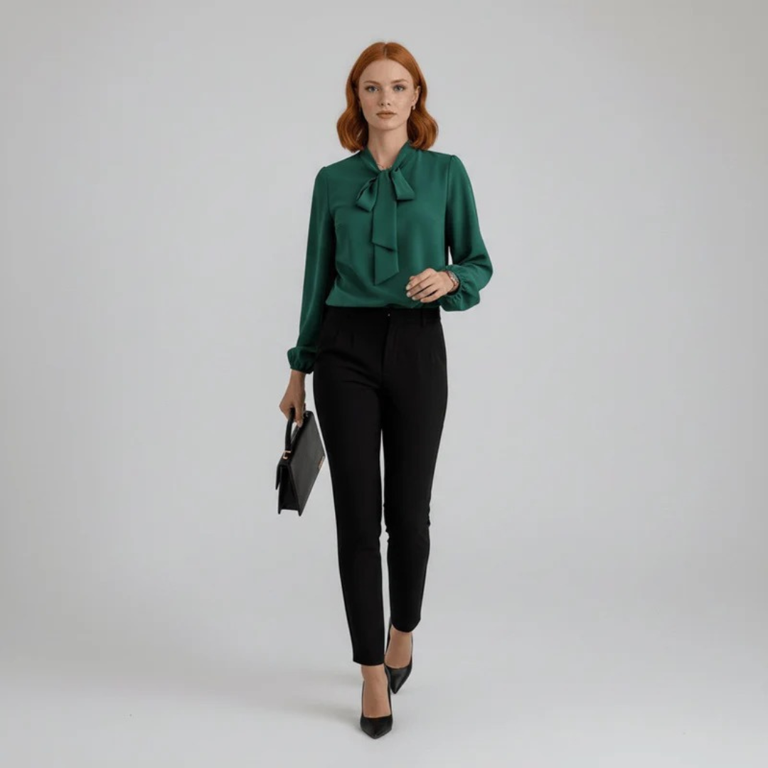 Ottilie | Damen Elegante Langarm Bluse