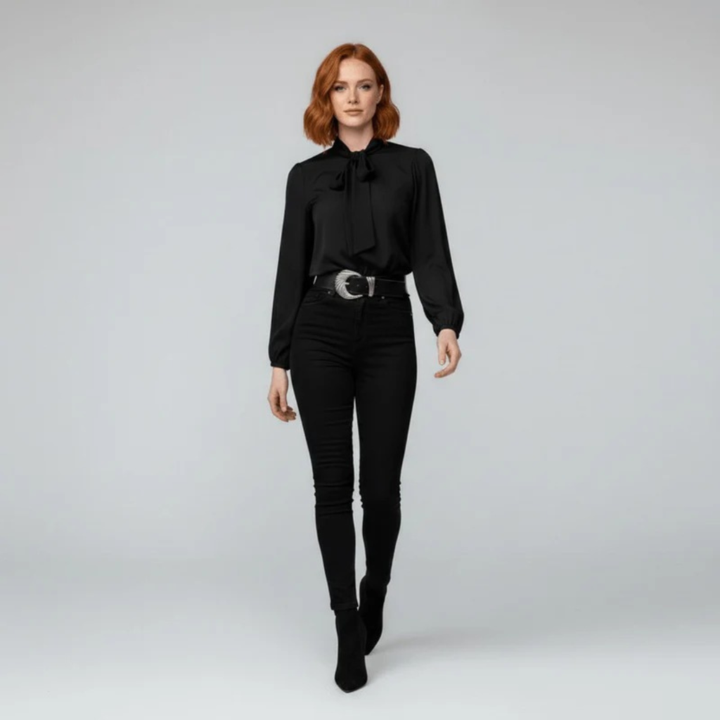 Ottilie | Damen Elegante Langarm Bluse