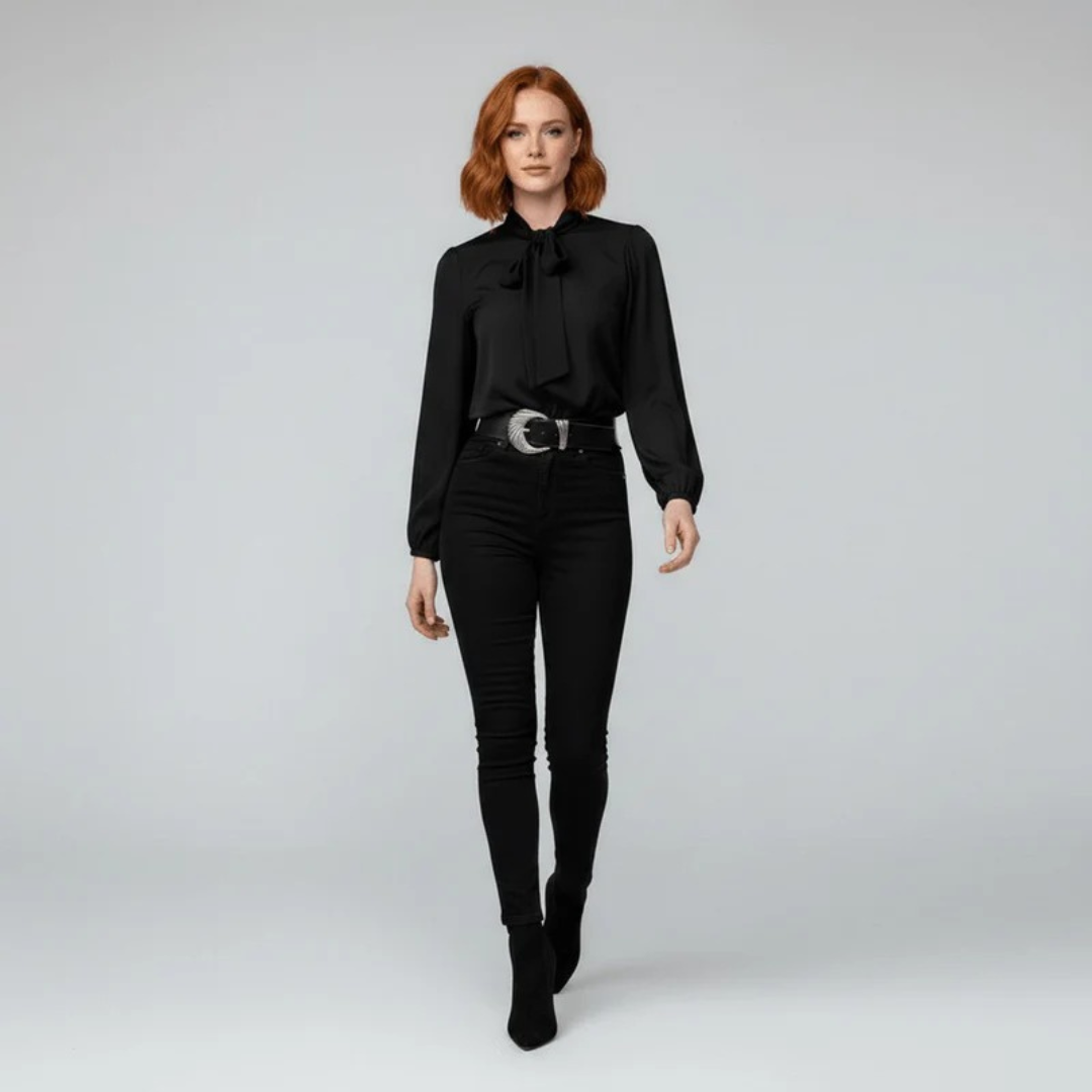 Ottilie | Damen Elegante Langarm Bluse