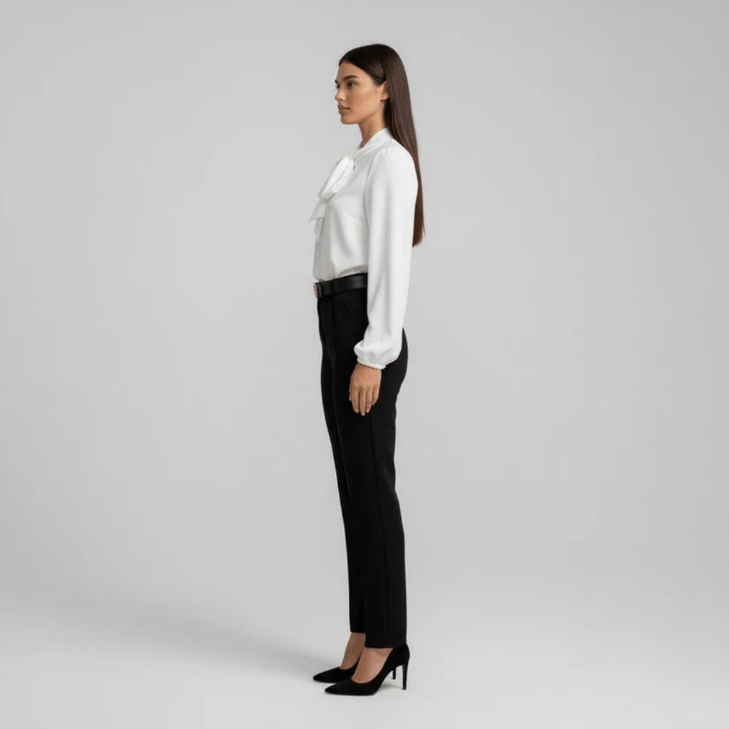 Ottilie | Damen Elegante Langarm Bluse