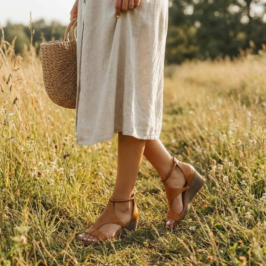 Ottilie | Damen Stilvolle Orthopädische Sandalen