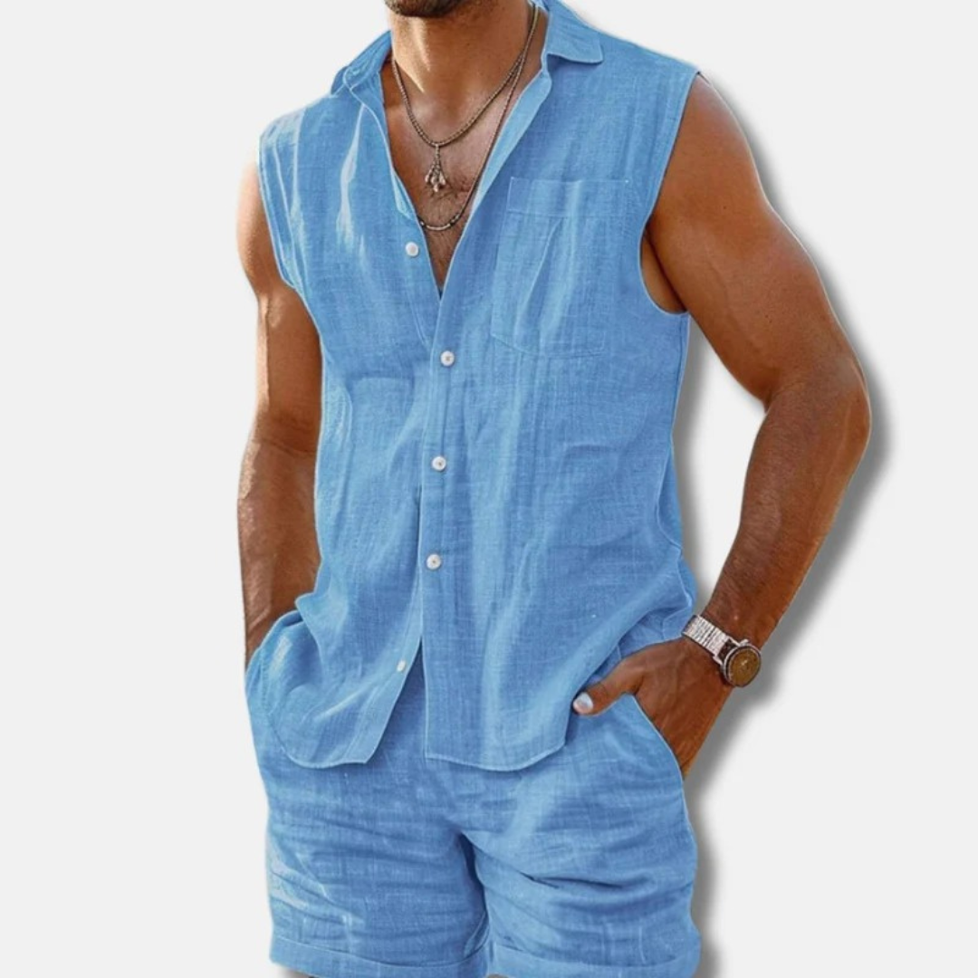 Otto | Herren Freizeit Hemd Shorts Set