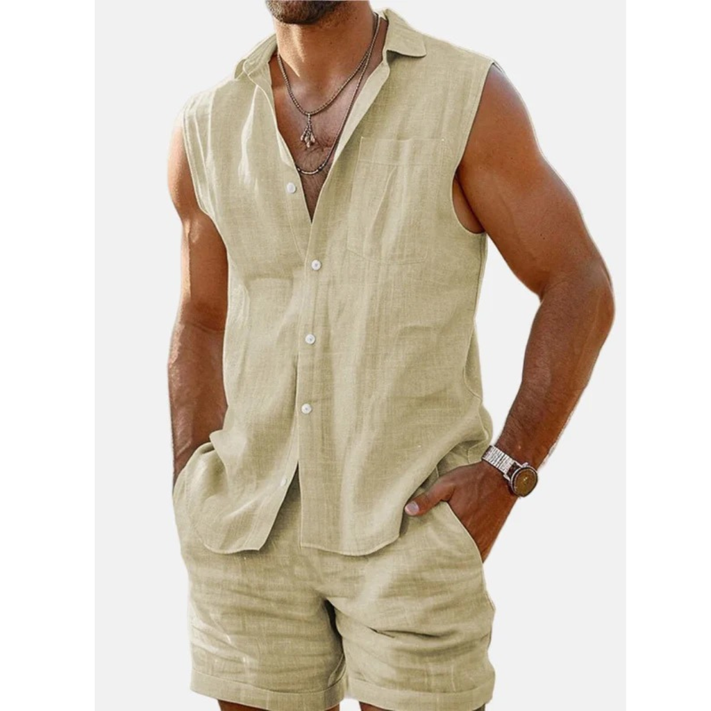 Otto | Herren Freizeit Hemd Shorts Set