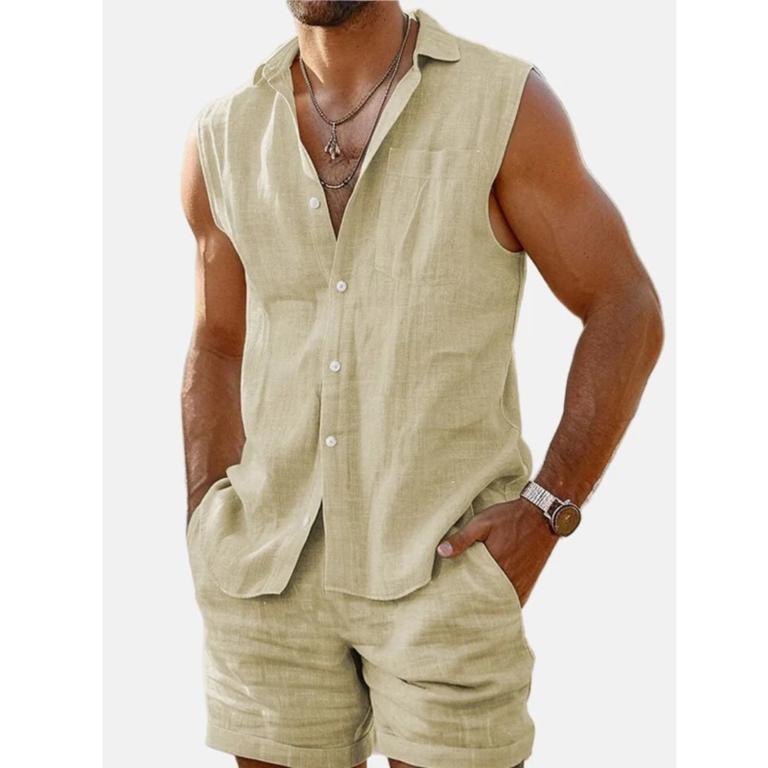 Otto | Herren Freizeit Hemd Shorts Set