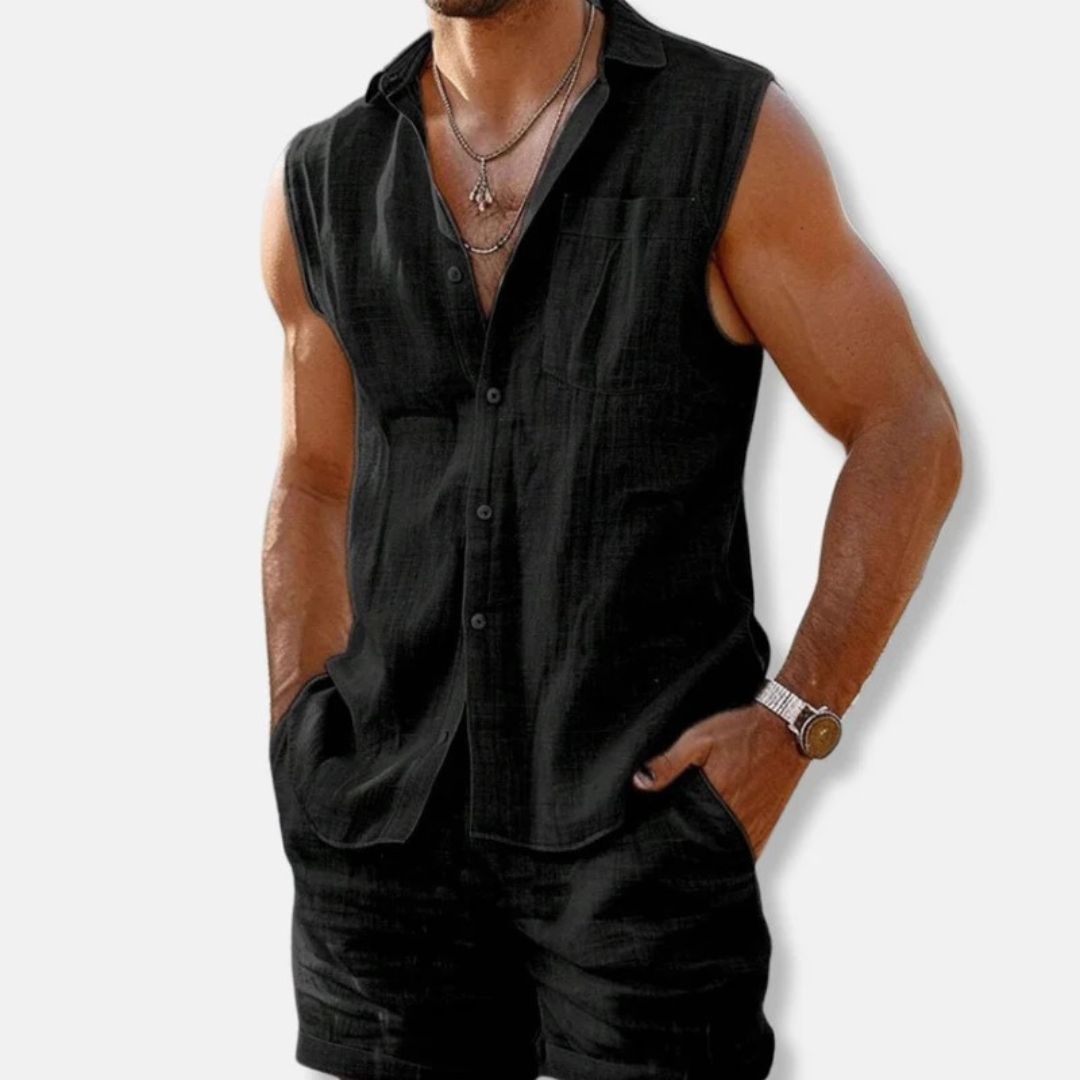 Otto | Herren Freizeit Hemd Shorts Set