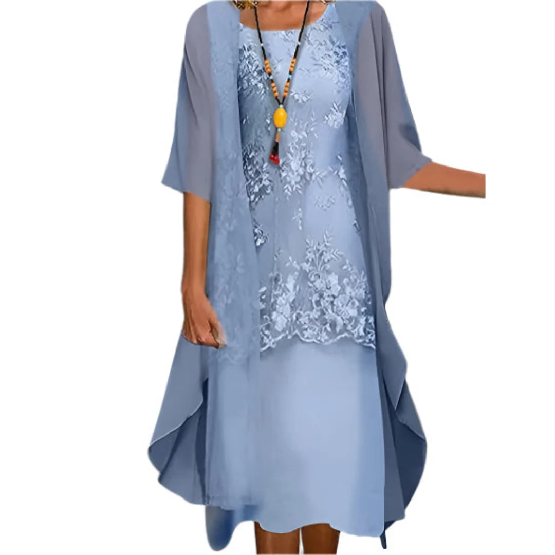 Patricia | Damen Abendkleid mit transparenten Design