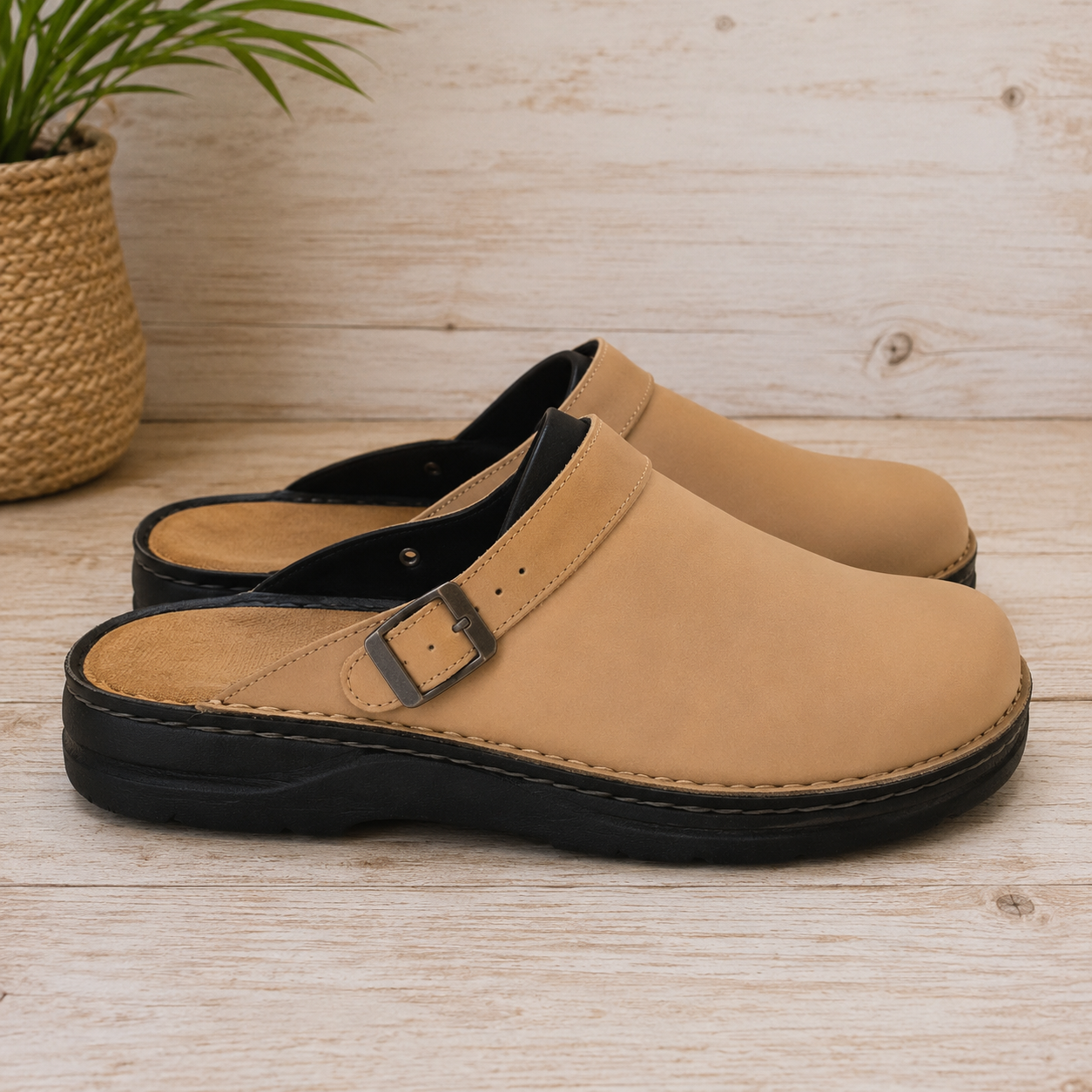 Paul | Herren Clogs Für Alltag Und Freizeit Bequem