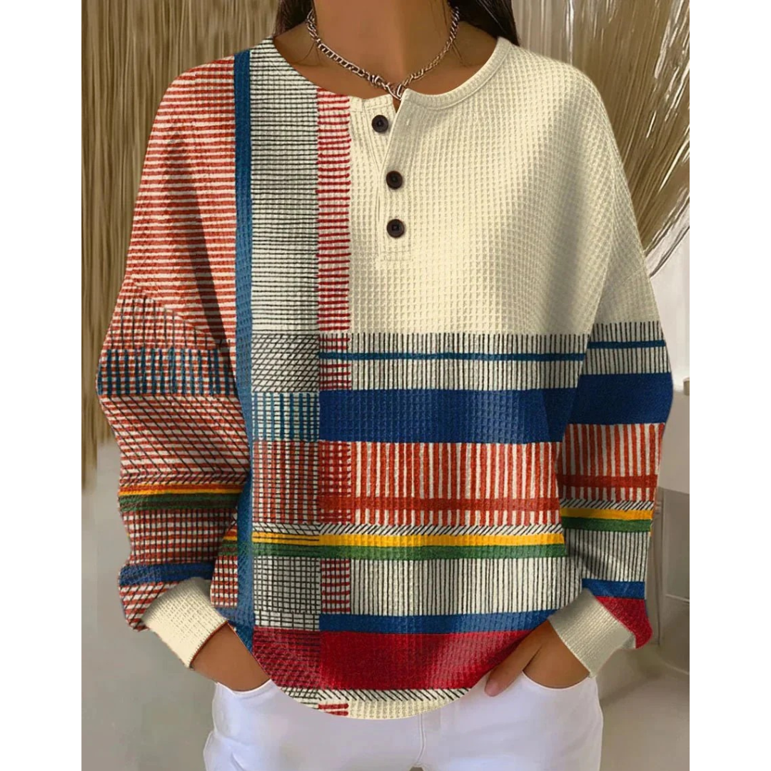 Paula | Damen Bequeme Strickpullover