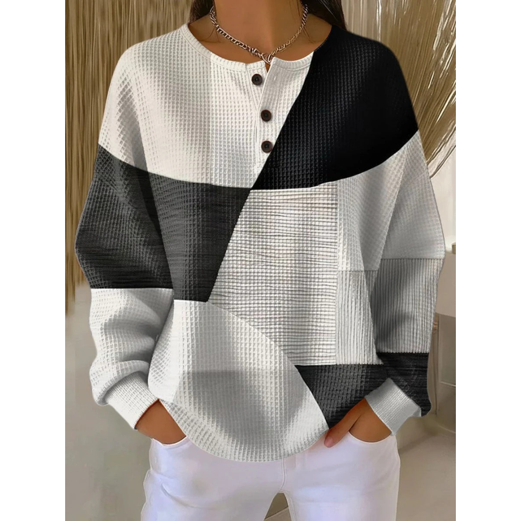 Paula | Damen Bequeme Strickpullover