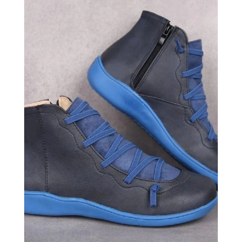 Paulina | Damen Orthopädische Stiefeletten Mit Reißverschluss