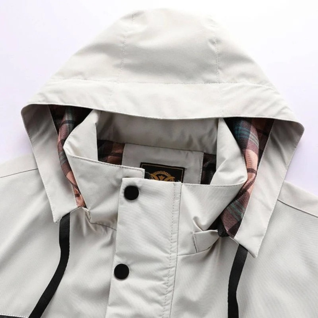 Peer | Herren Wasserdichte Winterjacke mit Kapuze