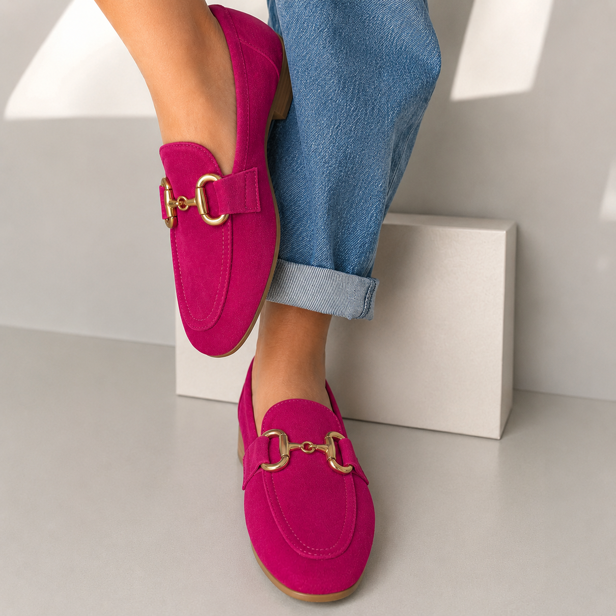 Penelope | Rosa Damen Slip-On Loafer Modern