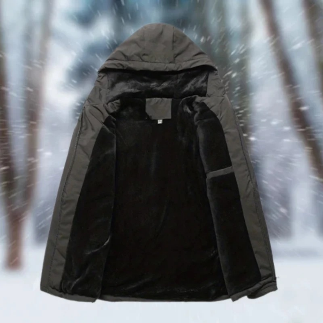 Rafael | Herren Regenjacke Wasserdicht Mit Kapuze Und Wärme Design