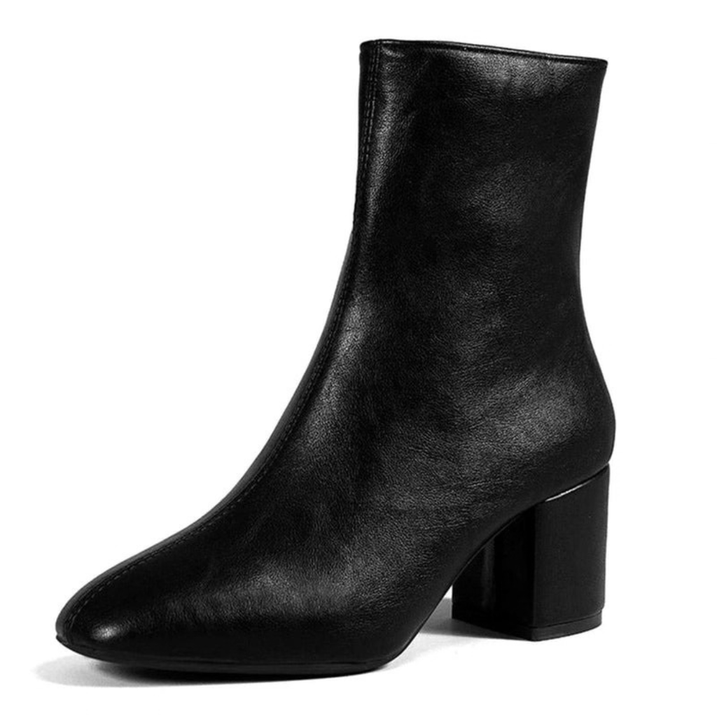 Rahel | Damen Orthopädische Stiefeletten mit Absatz und Verschluss