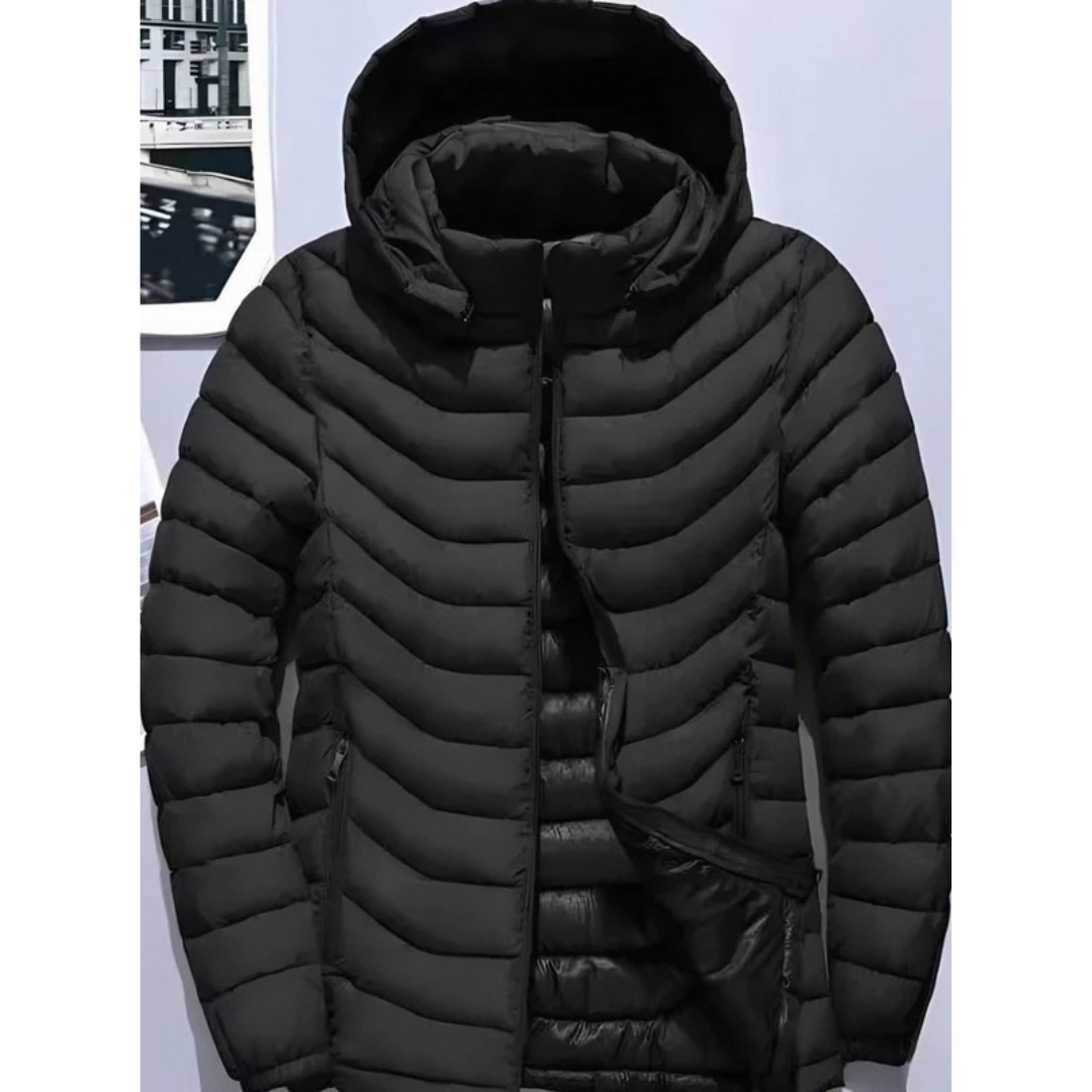 Rainer | Herren Jacke mit Kapuze und Reißverschluss