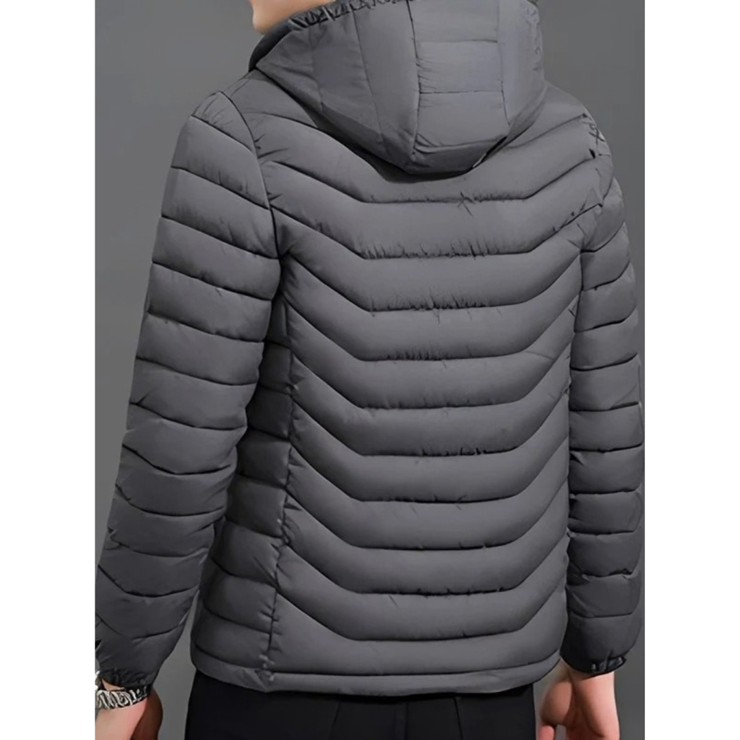 Rainer | Herren Jacke mit Kapuze und Reißverschluss