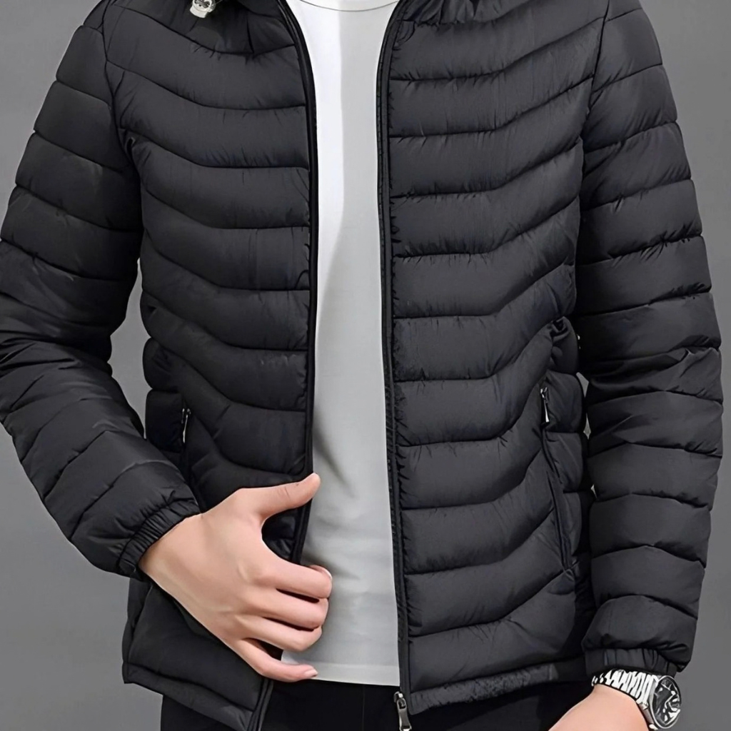 Rainer | Herren Jacke mit Kapuze und Reißverschluss