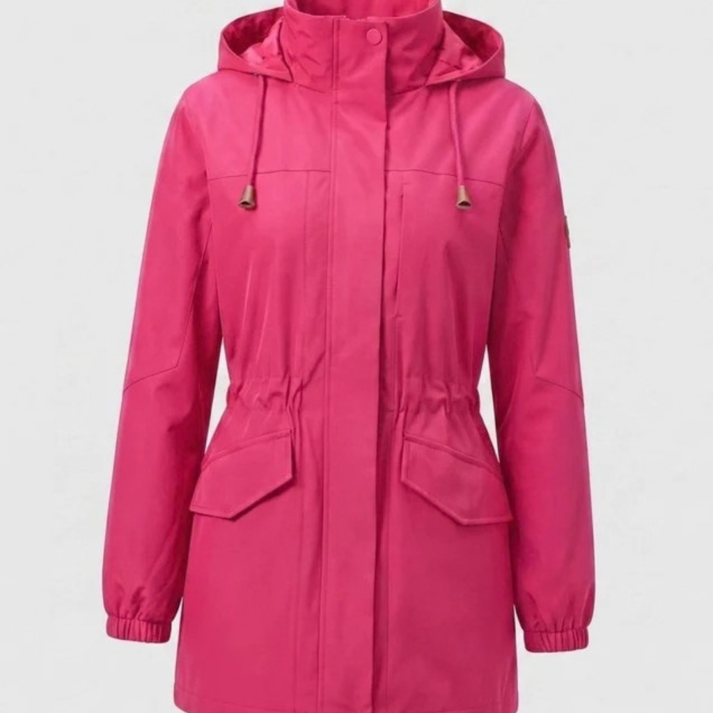 Ramona | Damen Winterjacke im Parka Stil mit Kapuze und Taschen