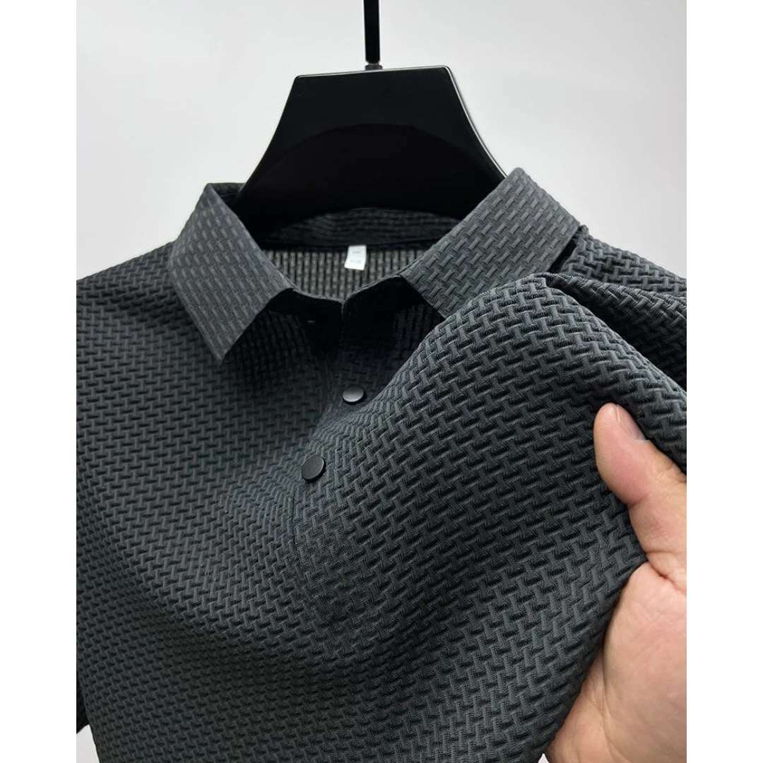 Raphael | Herren Poloshirt Mit Struktur Für Freizeit