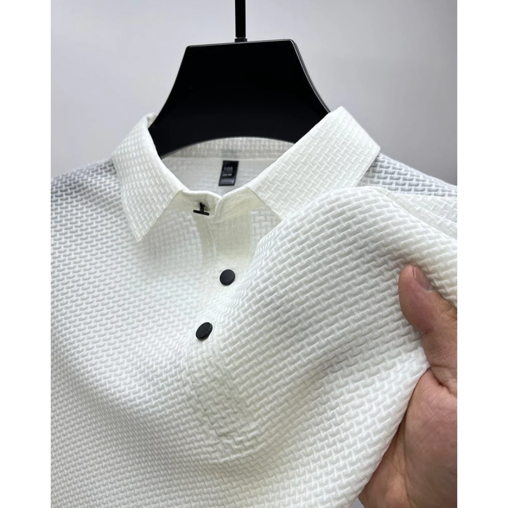 Raphael | Herren Poloshirt Mit Struktur Für Freizeit