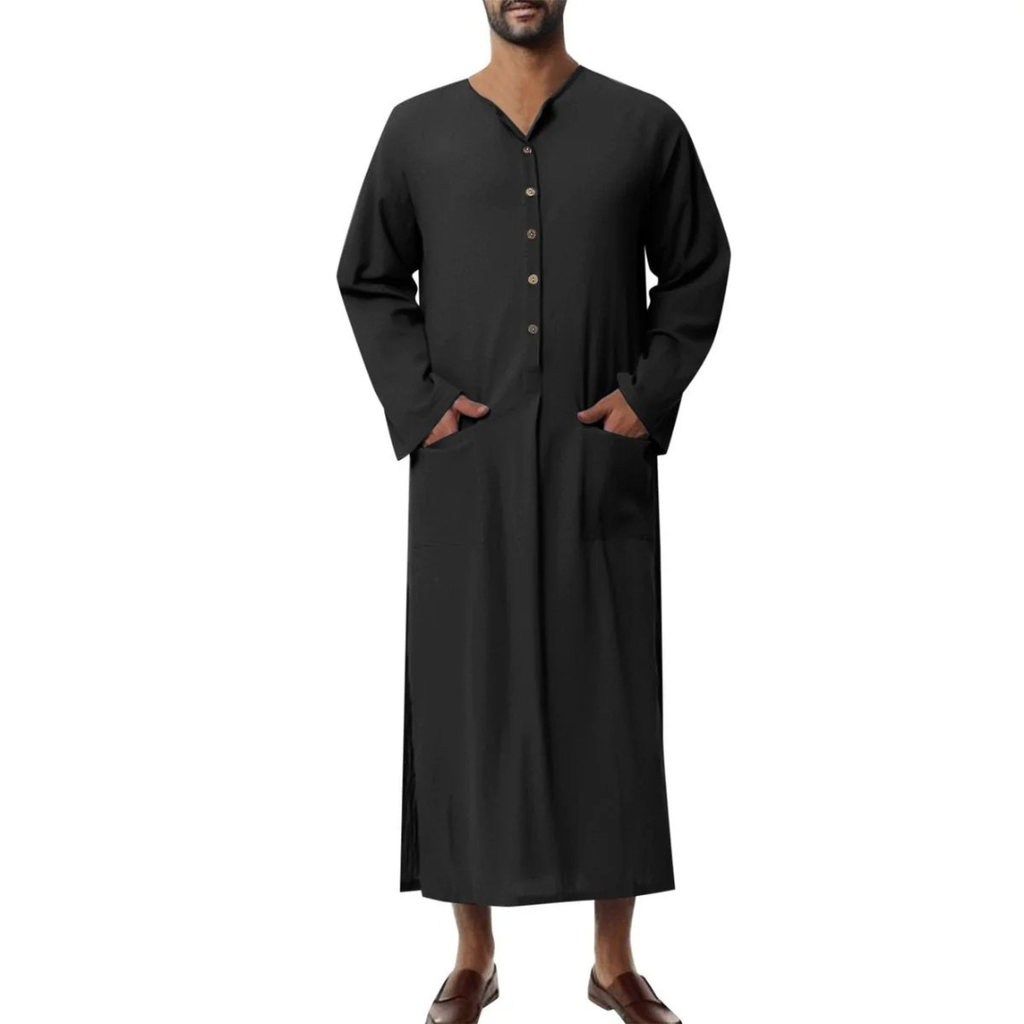 Raul | Herren Sommer Tunika Mit Stehkragen
