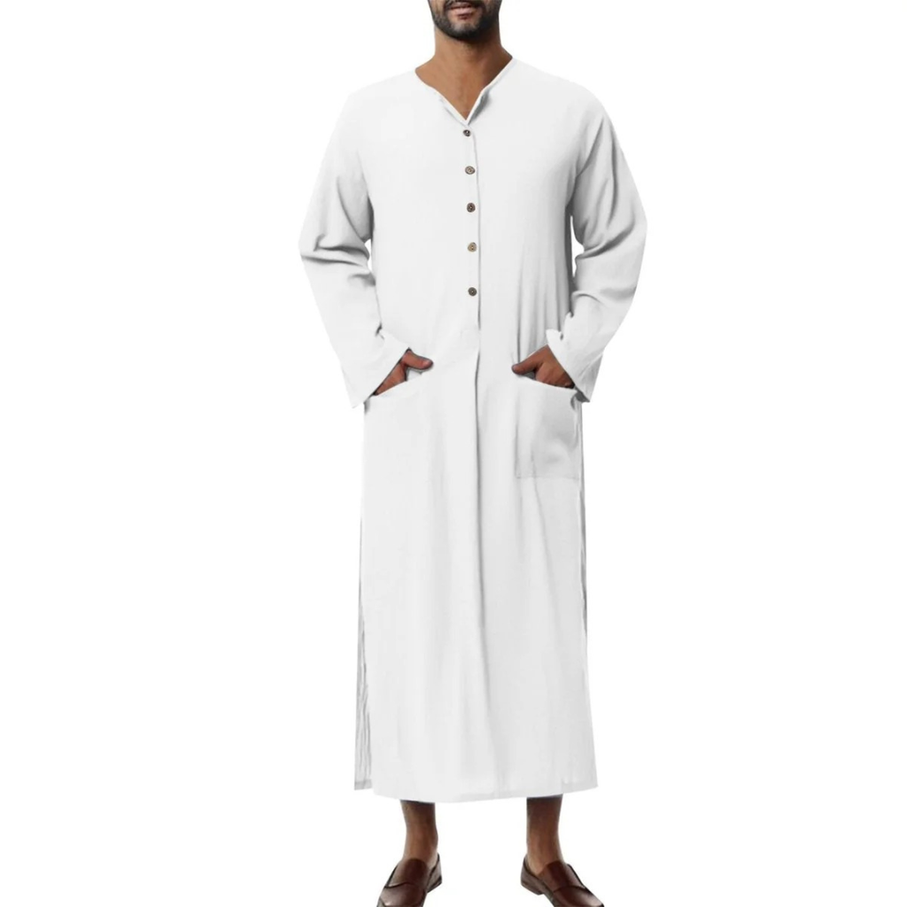 Raul | Herren Sommer Tunika Mit Stehkragen