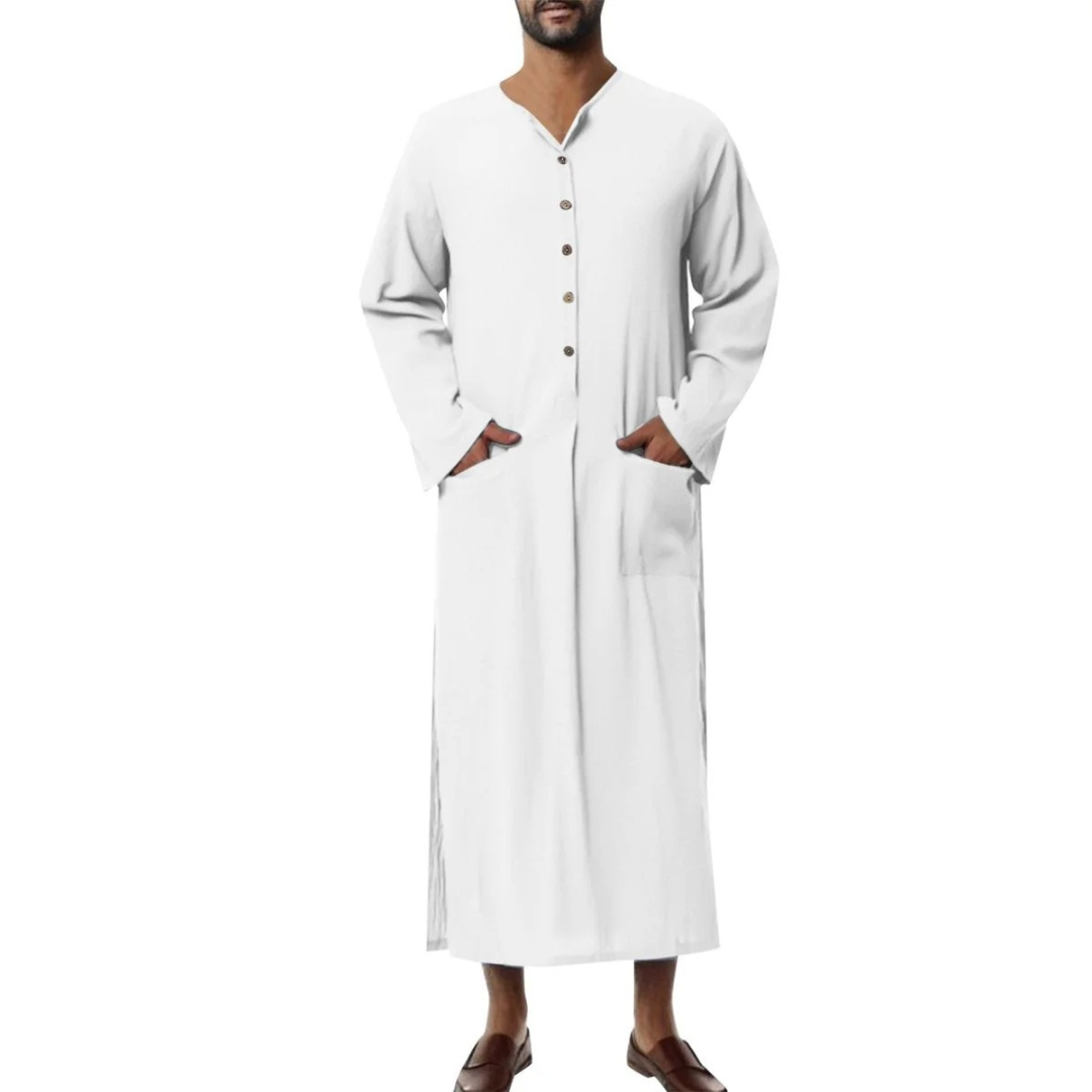 Raul | Herren Sommer Tunika Mit Stehkragen