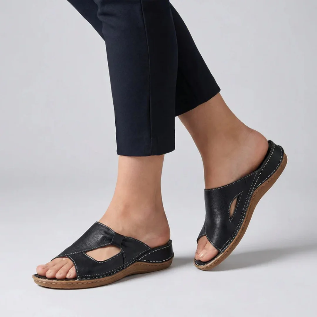 Renata | Damen Elegante Komfort Sandalen Offen