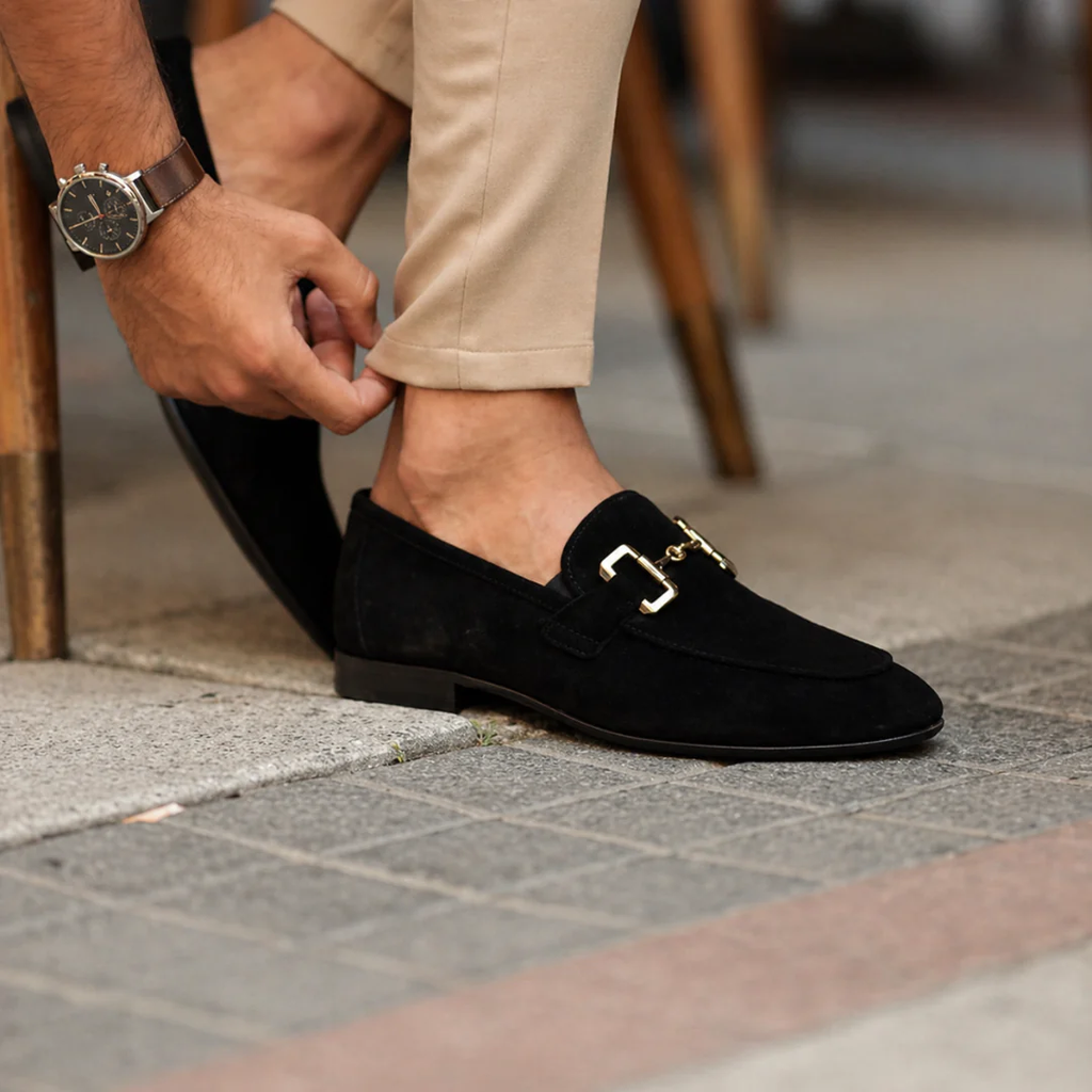 René | Herren Loafer mit Schnalle klassisch