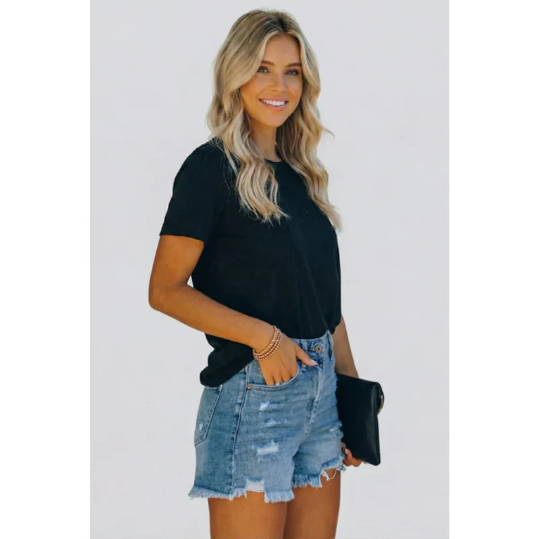 Romy | Damen Shorts Mit Fransen Für Urlaub