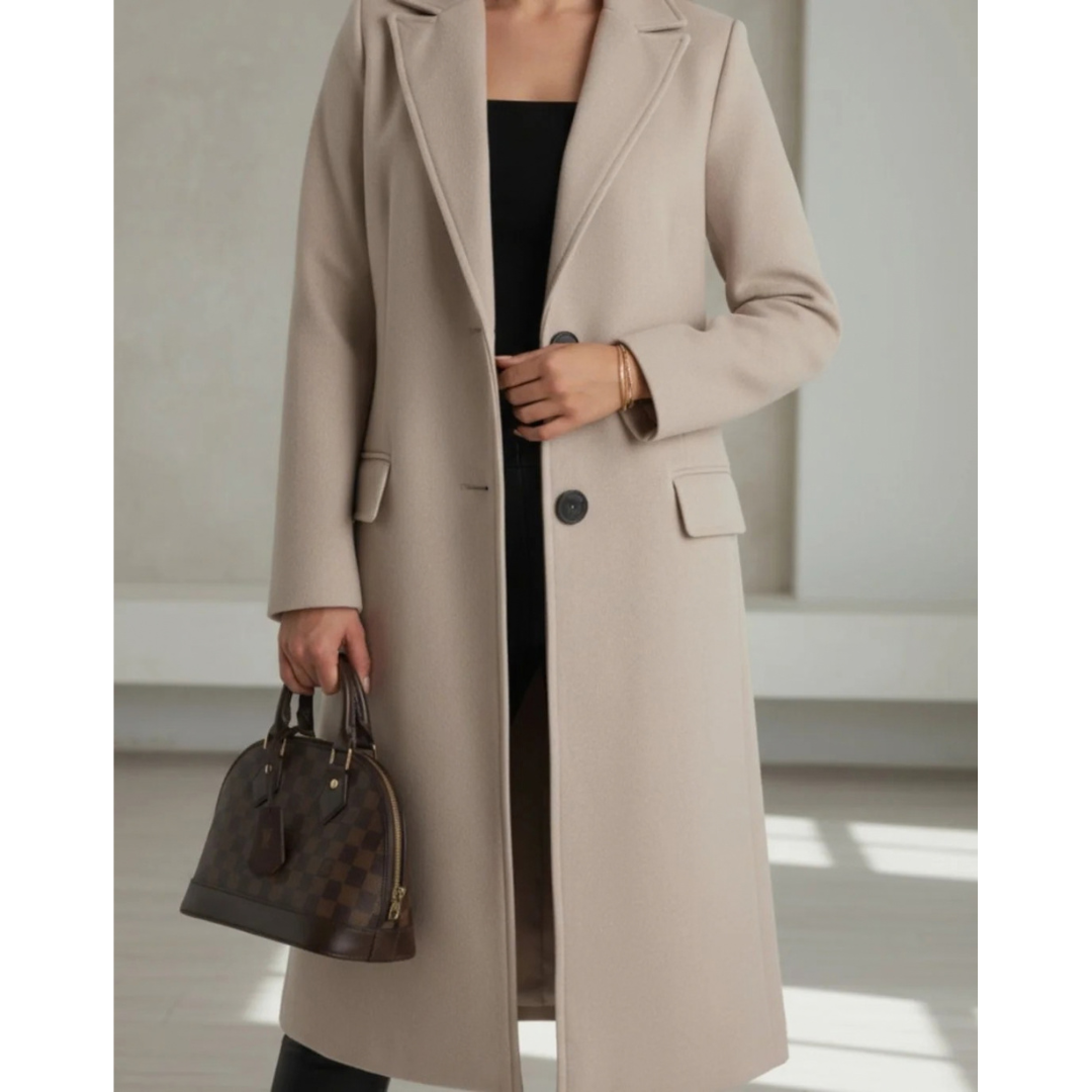 Rosalinde | Damen Winterjacke mit langem Design und Knöpfen