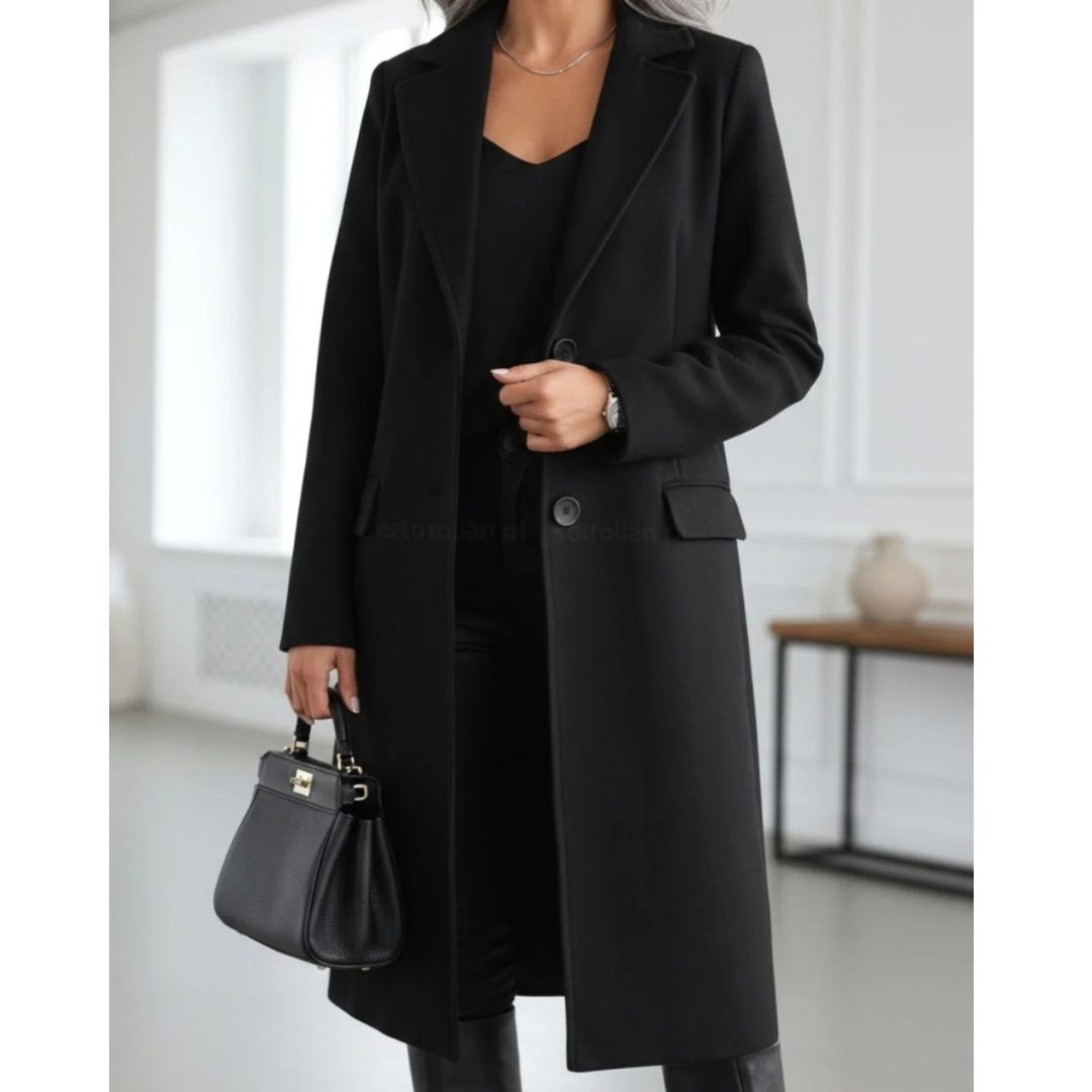 Rosalinde | Damen Winterjacke mit langem Design und Knöpfen