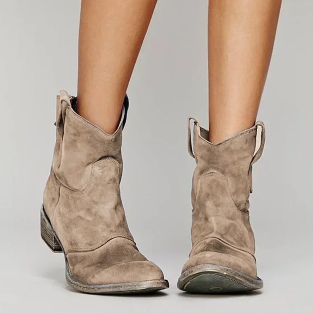 Roselle | Damen Orthopädische Elegante Western Stiefeletten