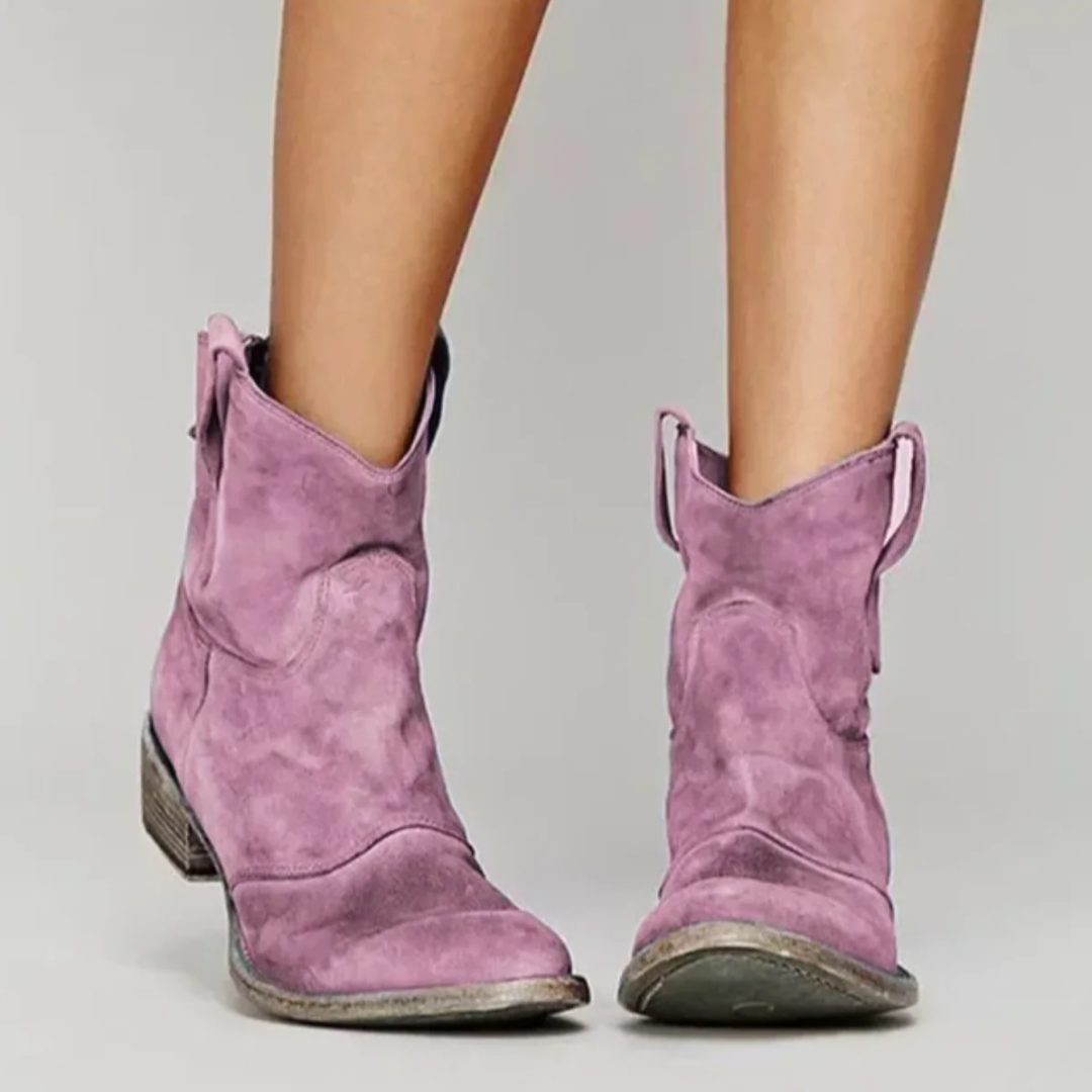 Roselle | Damen Orthopädische Elegante Western Stiefeletten