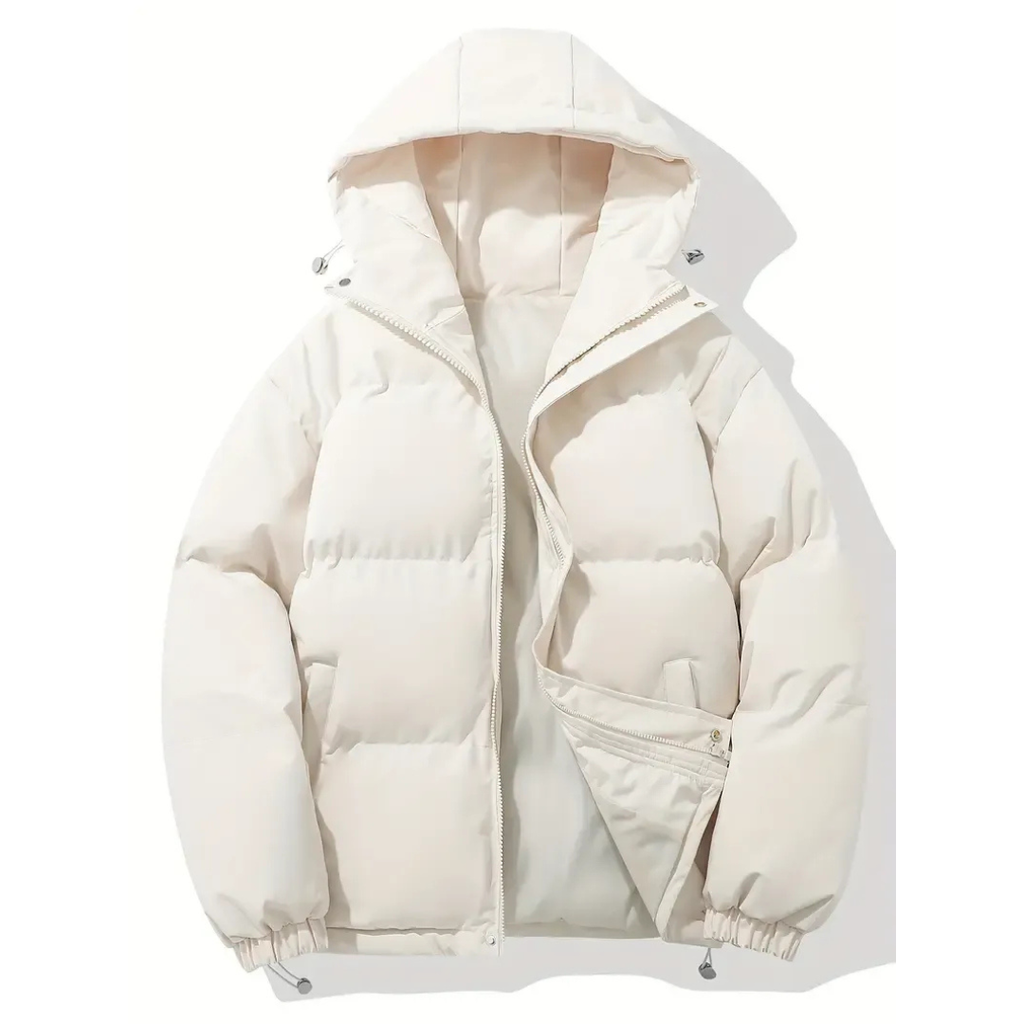 Sabine | Damen Warme Winterjacke mit Kapuze