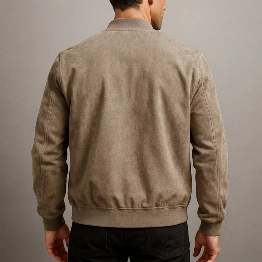 Salomo | Herren Slim Fit Bomberjacke mit Reißverschluss