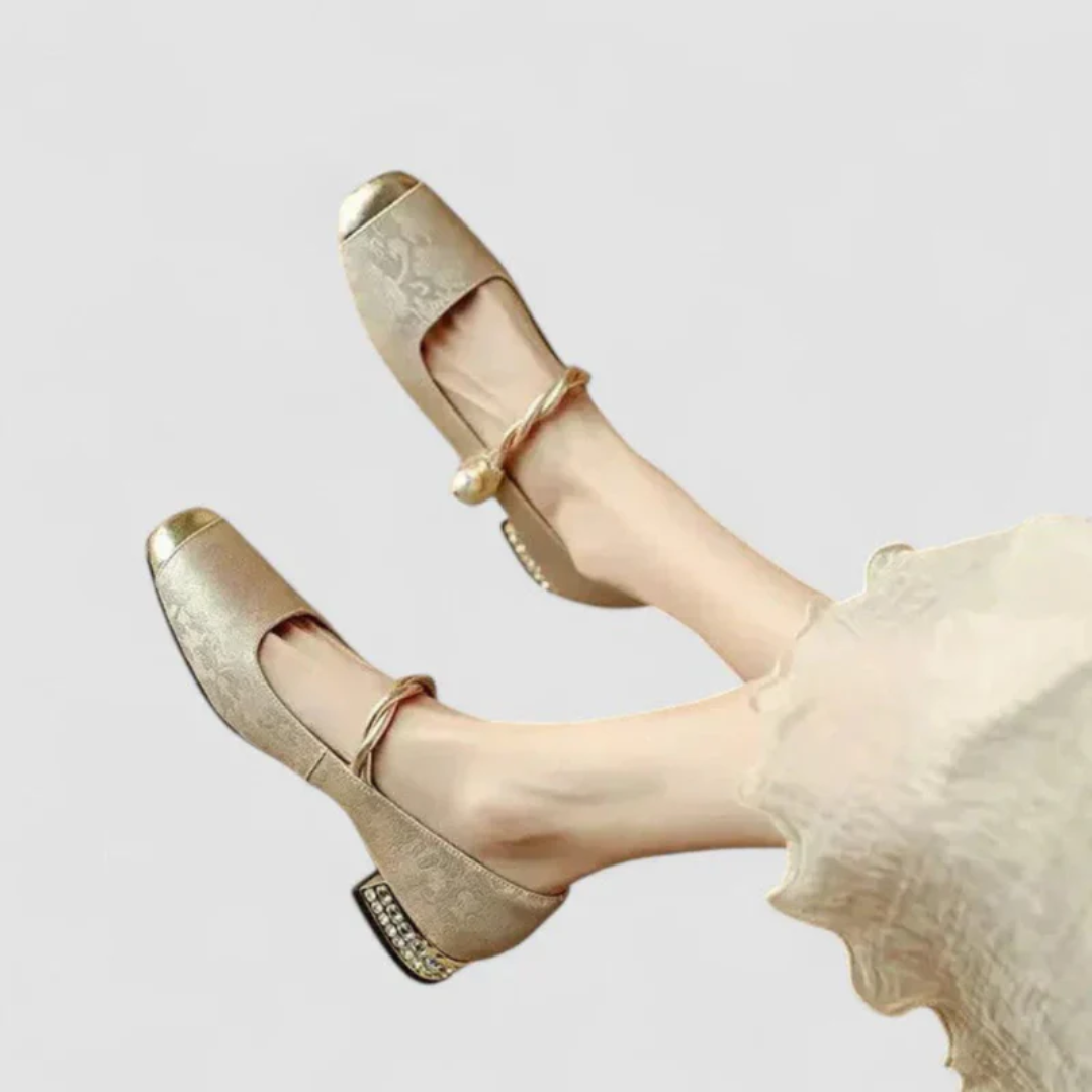 Sandra | Damen Sandalen Absatz für de Alltag