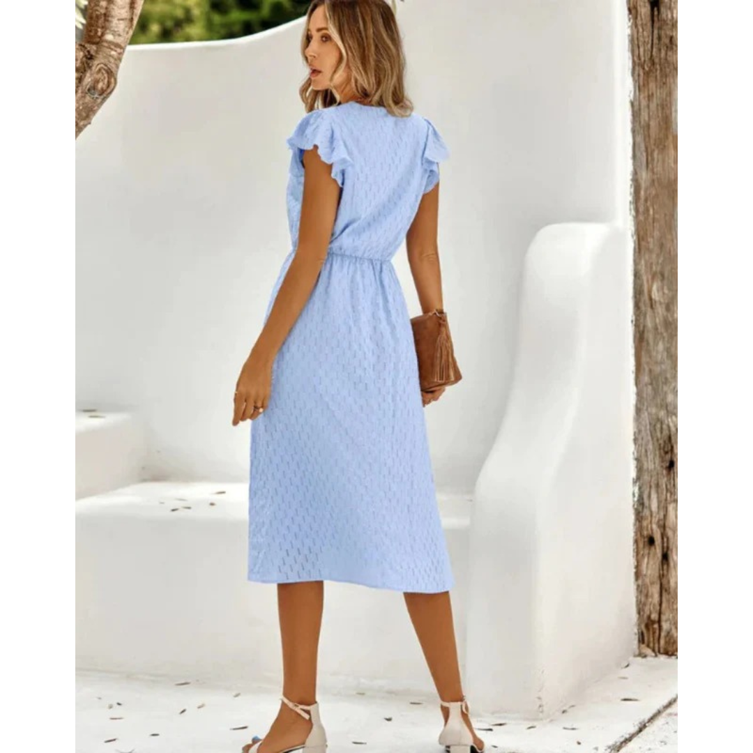 Sarah | Damen Sommerkleid In Midi Länge