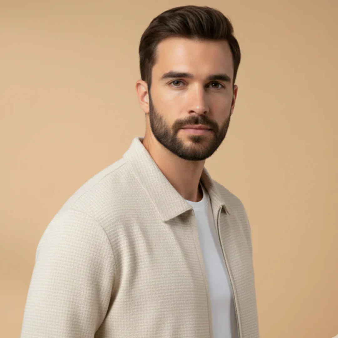 Sascha | Herren Zweiteiler Casual Set mit Reißverschluss