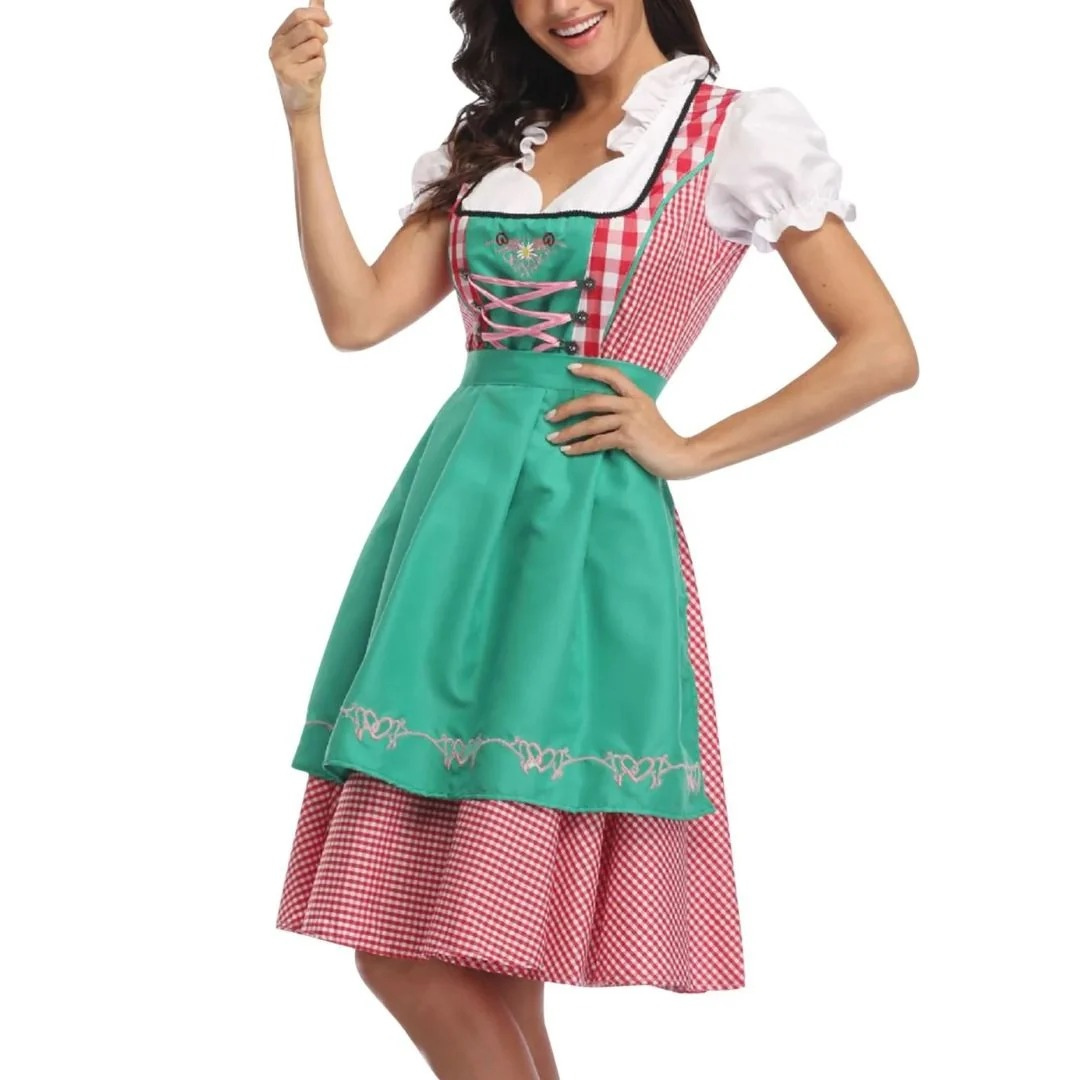 Saskia | Damen Oktoberfest Dirndl Trachtenkleid