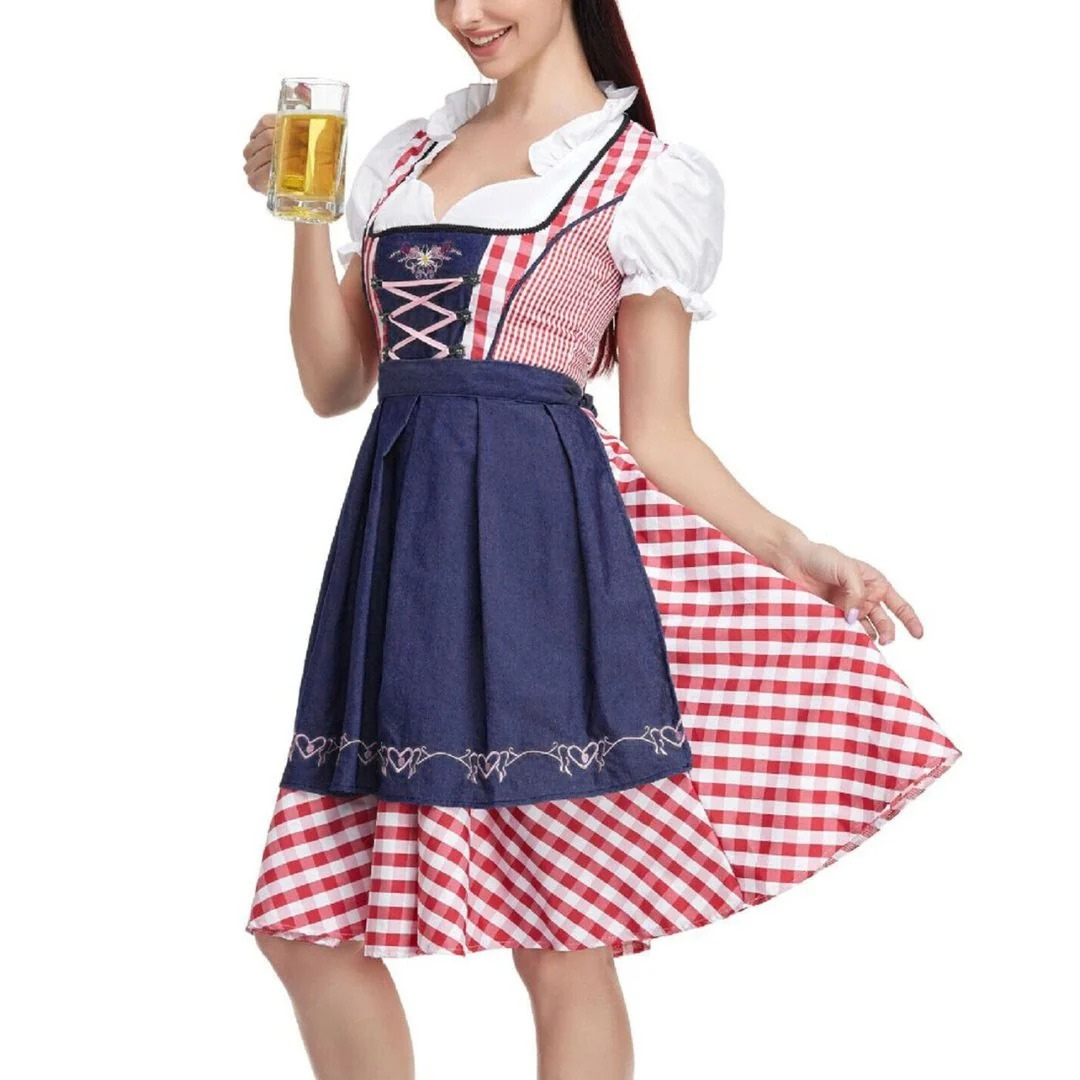 Saskia | Damen Oktoberfest Dirndl Trachtenkleid
