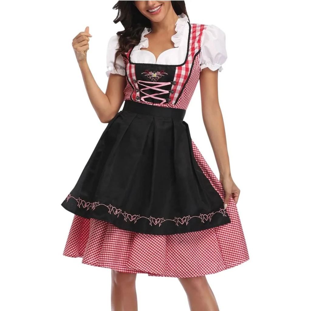 Saskia | Damen Oktoberfest Dirndl Trachtenkleid