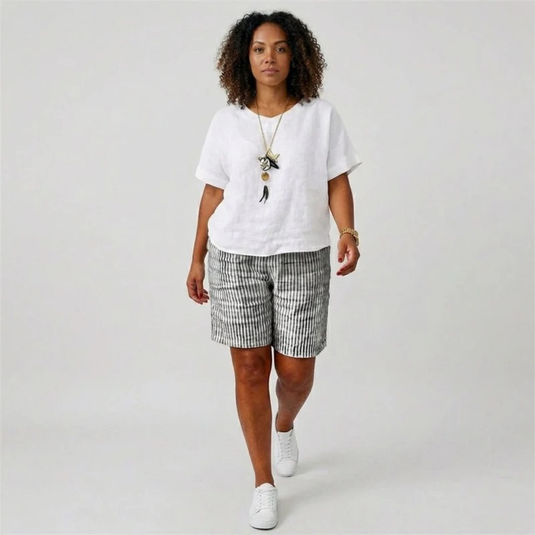Saskia | Damen Relaxed Fit Sommer Shorts