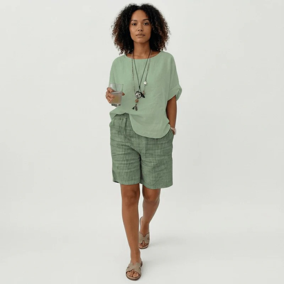 Saskia | Damen Relaxed Fit Sommer Shorts