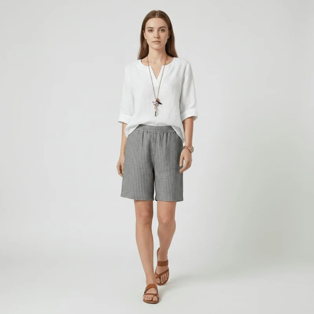 Saskia | Damen Relaxed Fit Sommer Shorts