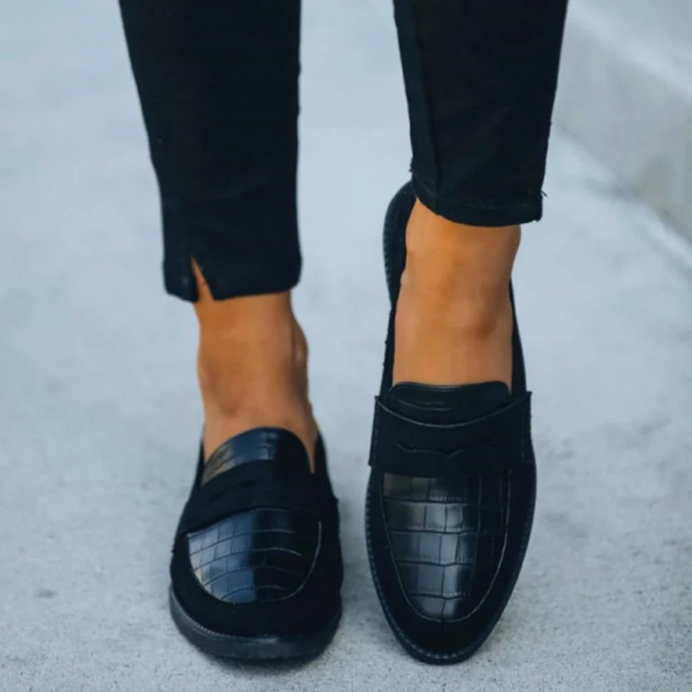 Schwarze Formelle Loafer – Klassische Schuhe für Damen