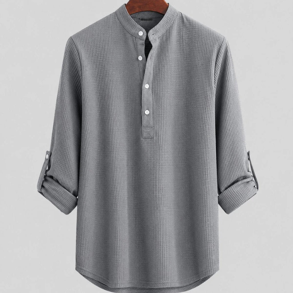 Sebastian | Herren Freizeit Henley Shirt
