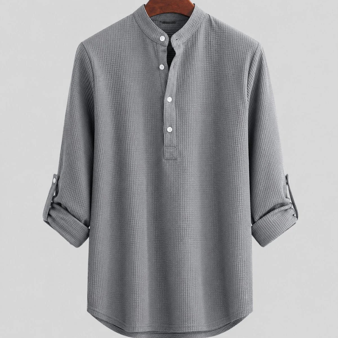 Sebastian | Herren Freizeit Henley Shirt