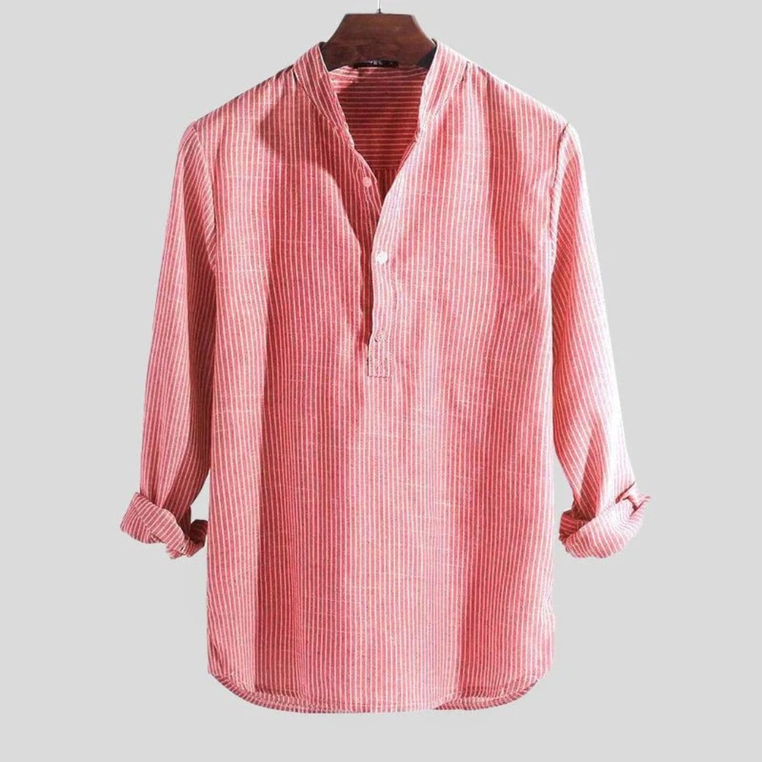 Sebastian | Herren Freizeit Henley Shirt